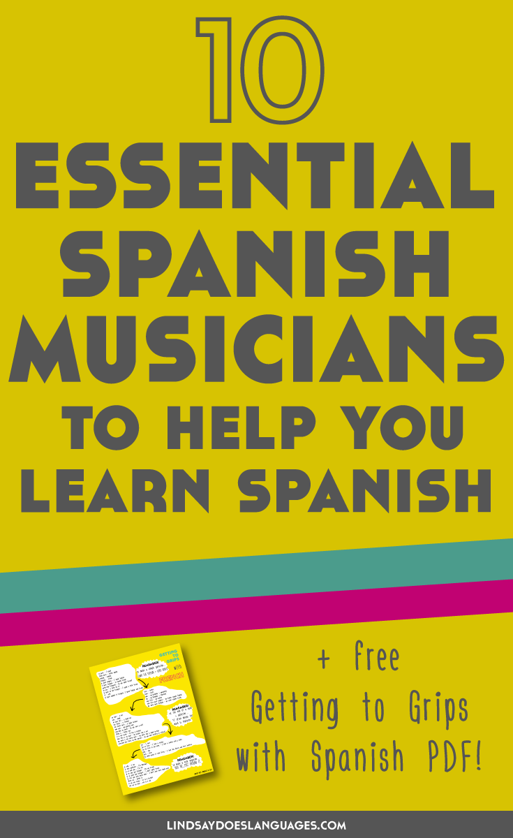 Sometimes the only way to revise Spanish after a hard day is with some awesome Spanish language musicians accompanying your drive home! Here's 10 of the best.