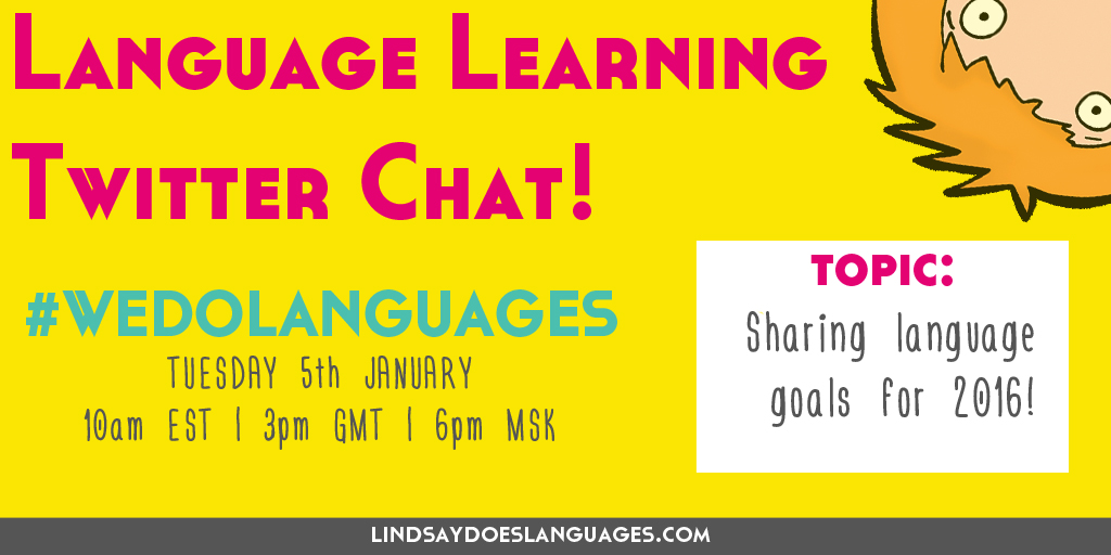Join us on Tuesday for our #WeDoLanguages Twitter Chat at 3pm GMT!  Click through for more details!