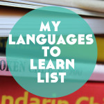 My “Languages to Learn” List (+ a pretty huge announcement)