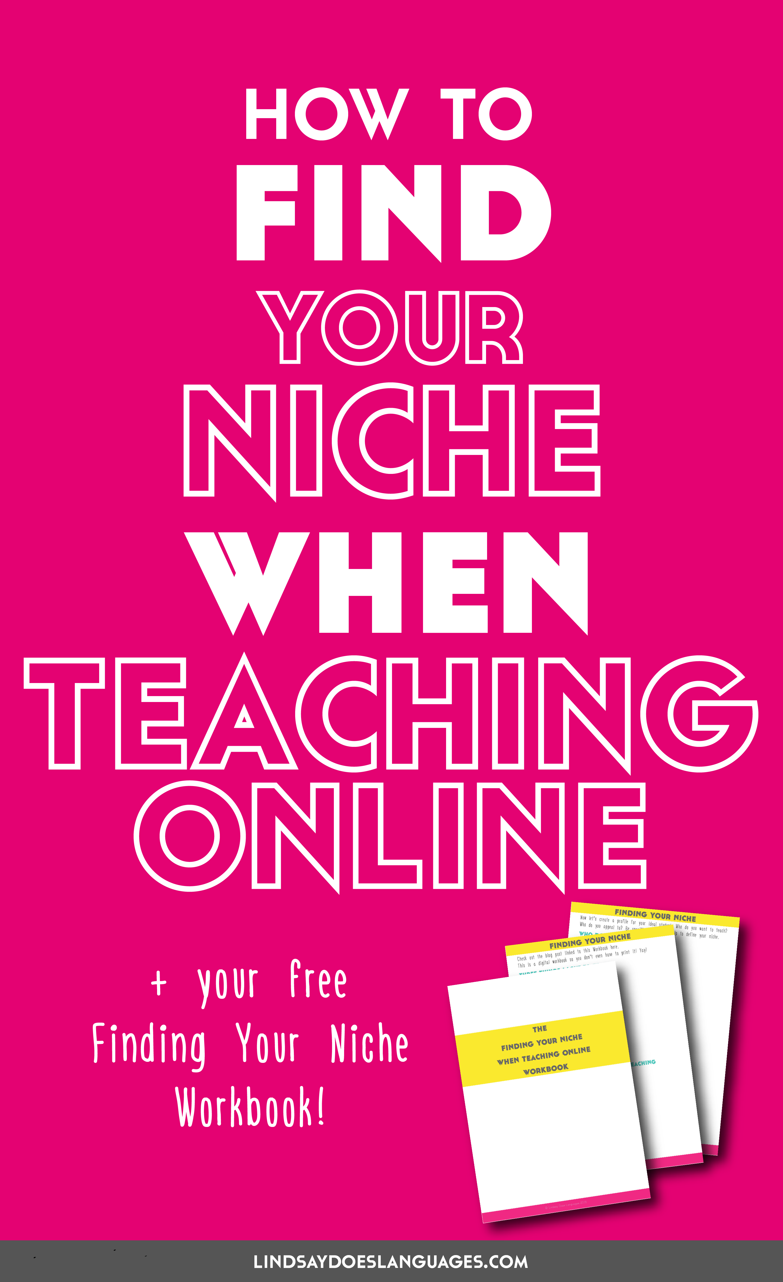 One of the most important things you can do for your online teaching business is find where you fit and who you're catering for. Click through to read about finding your niche for online teaching + get your free workbook to help you get there! >>