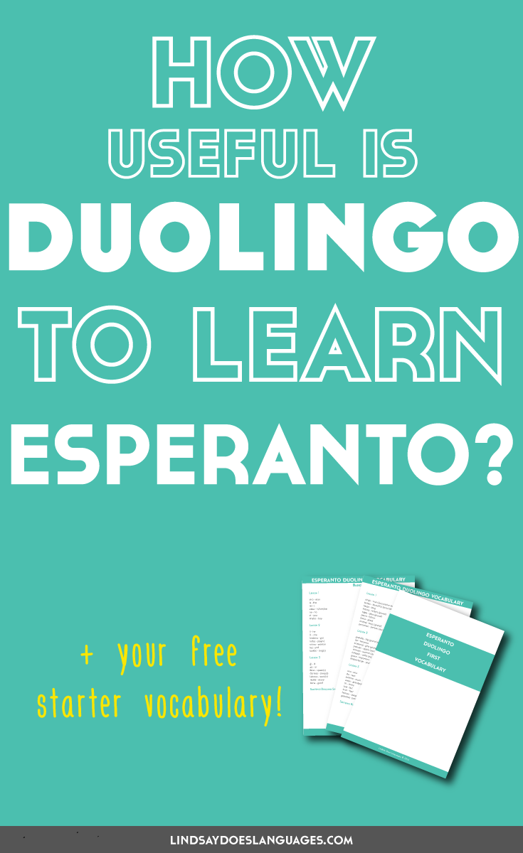 So, just how useful is Duolingo to learn Esperanto? With over 400k learners, Esperanto is growing. Click through to get your free starter vocabulary! >>