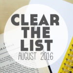 Language Learning Goals: Clear The List – August 2016