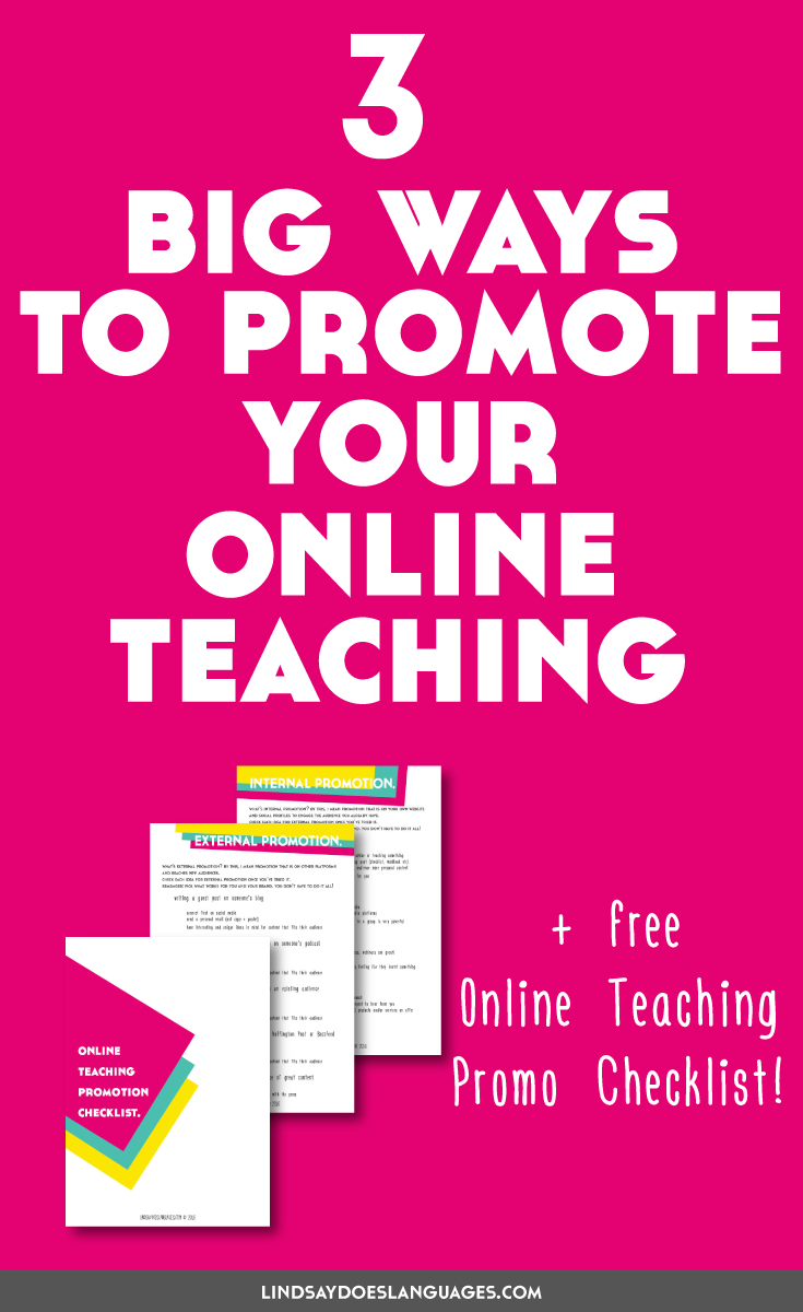 You've got your resources ready, your website looking good, and you've maybe even got your first students. Now what? Time to promote your online teaching. Click through to get your checklist! >>
