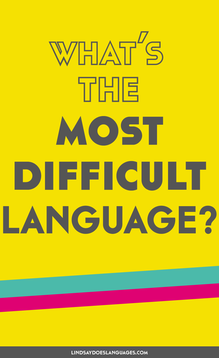 The hardest language in the world is Japanese, right? Or is it Arabic? Korean maybe? Let's clear things up once and for all. What's the most difficult language in the world?