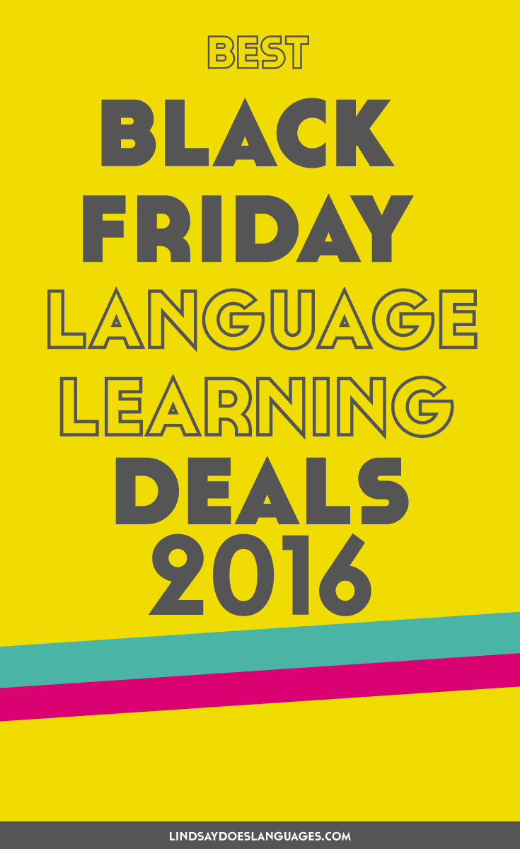 Looking for some Black Friday language learning deals? This is my pick of favourites from across the web for 2016! Click through for the list and prepare to be inspired.
