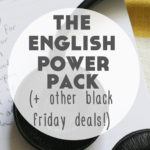 The English Power Pack (+ Other Black Friday Language Learning Deals!)