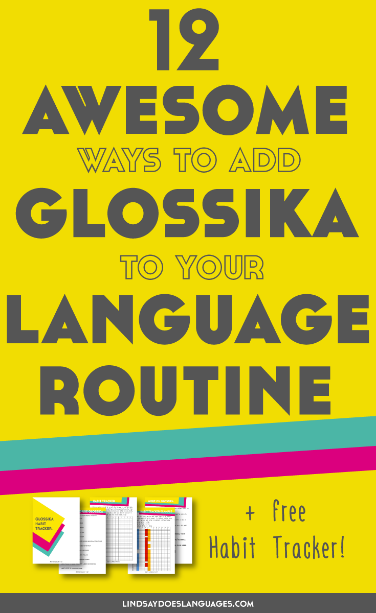 Glossika is a highly versatile language learning resource. To prove it, here are 12 awesome ways to add Glossika to your language learning routine. Click through for your free habit tracker! >>