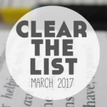 Language Learning Goals: Clear The List – March 2017