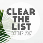 Language Learning Goals – Clear The List: October 2017