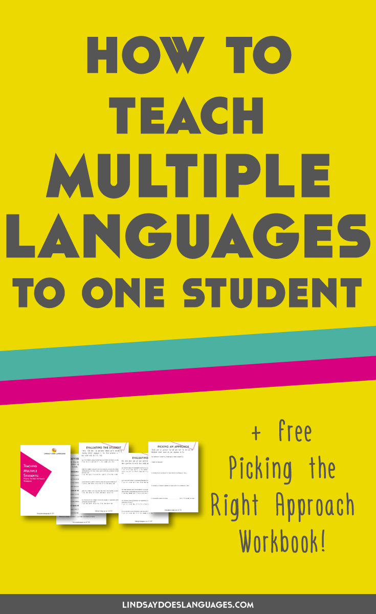 Have you ever wanted to teach multiple languages to one student? Here's three approaches to do it when teaching languages online.