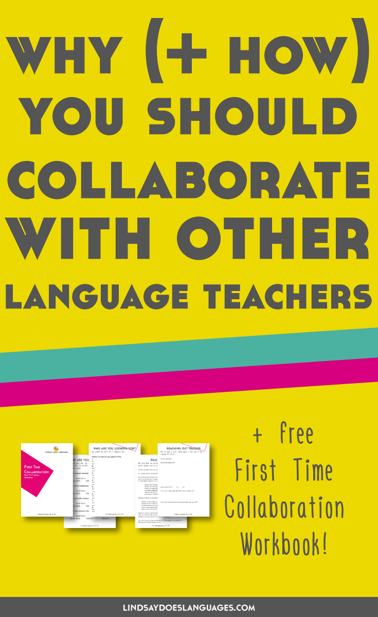 Collaboration with online language teachers is a great way to connect + share your work with more students. Here's why + how to collaborate with other online language teachers.