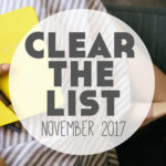 Language Learning Goals: Clear The List – November 2017