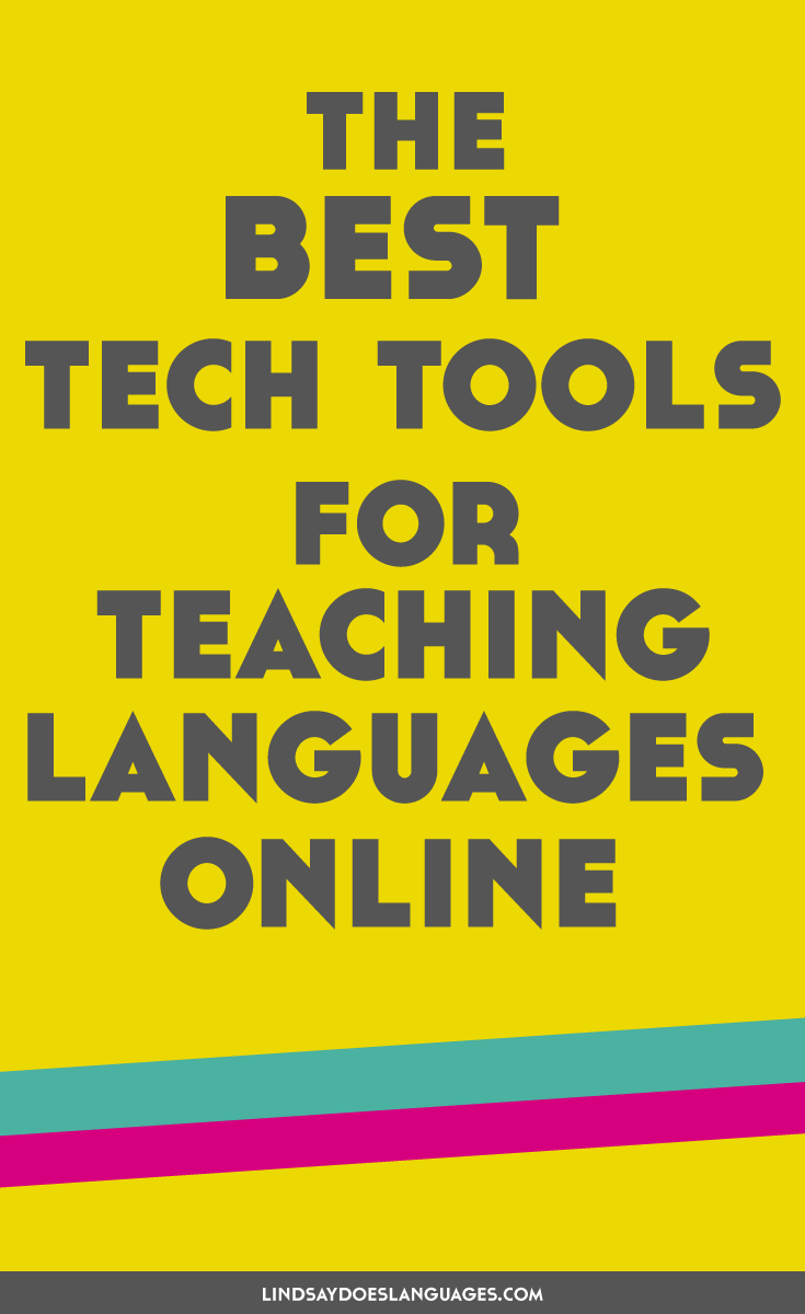 There's plenty of tech tools you can use to boost your online language lessons. Here's the best online language teaching tech tools.