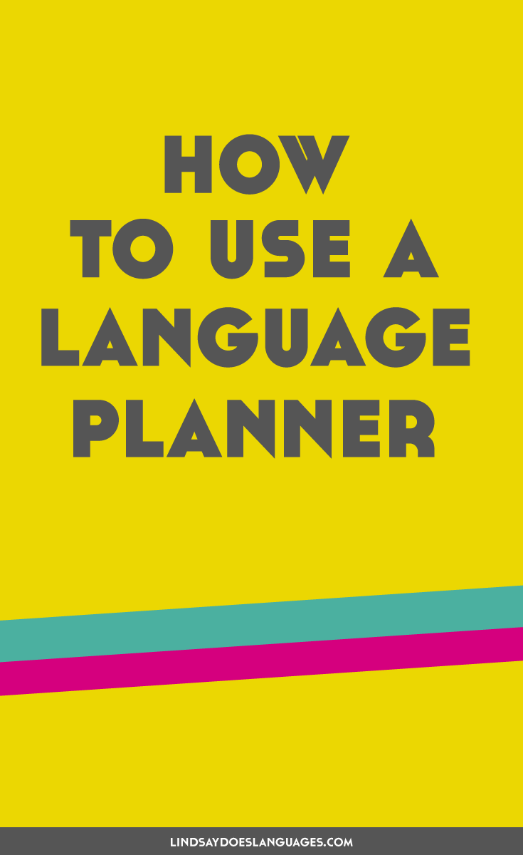 Wondering how to keep motivated with language learning? A language planner could be just what you're looking for! Here's how to use a language planner...