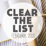 Language Learning Goals: Clear The List February 2018