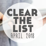 Language Learning Goals: Clear The List – April 2018