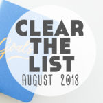 Language Learning Goals: Clear The List – August 2018