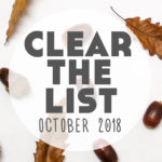 Language Learning Goals: Clear The List – October 2018