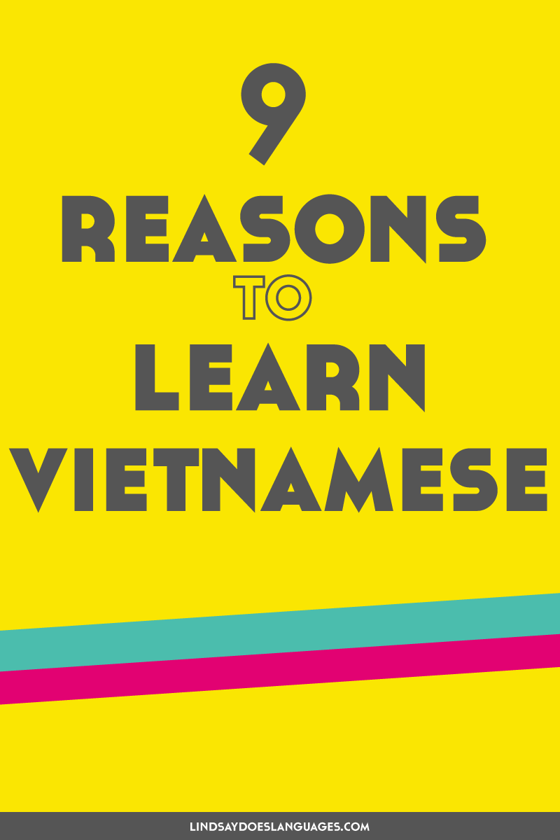 Ever thought about learning Vietnamese? Here are 9 reasons to learn Vietnamese and the best resources to learn the language. If you've been looking for some reasons to learn Vietnamese, click through to learn more.