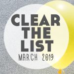 Language Learning Goals: #ClearTheList – March 2019