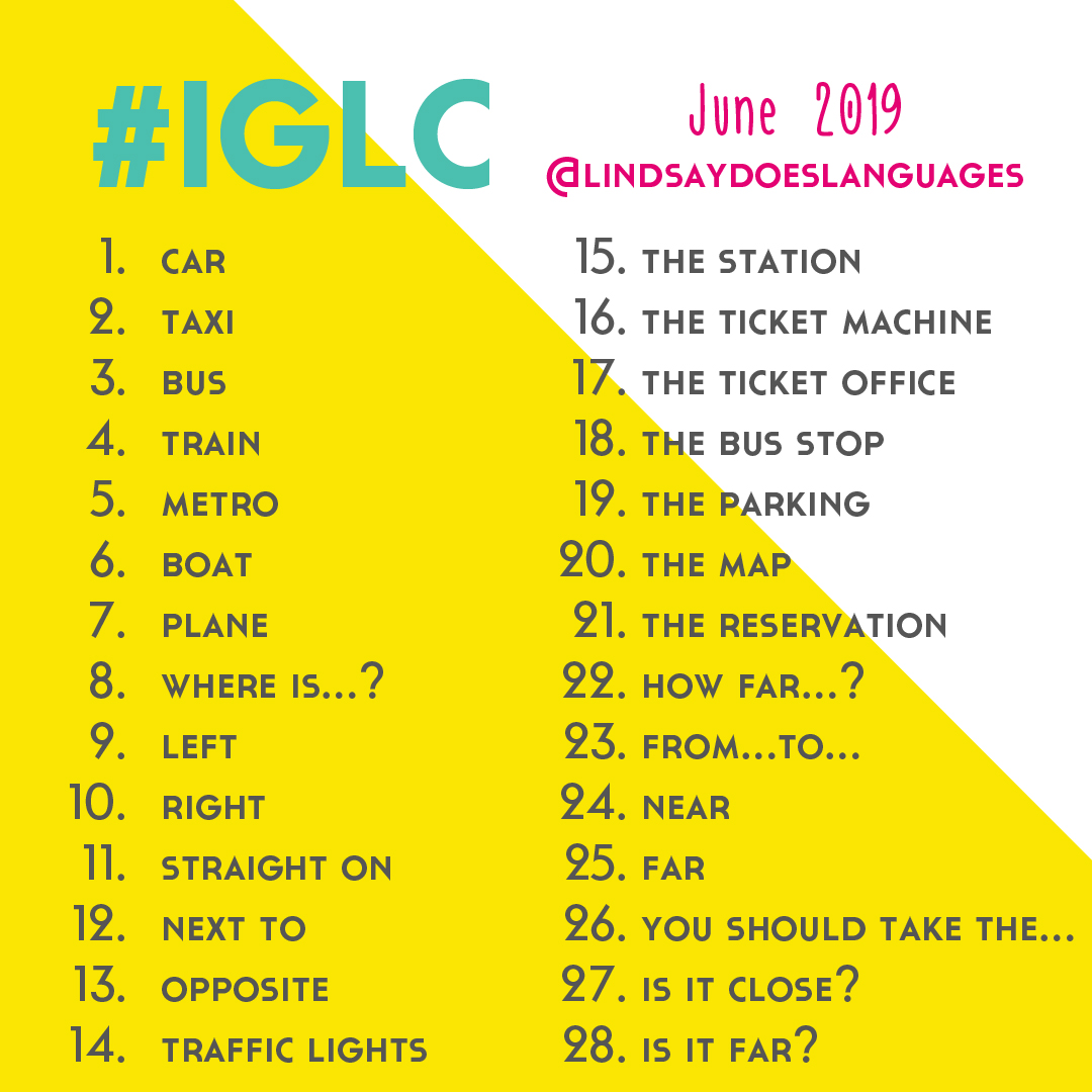 Clear The List is your monthly chance to check in on your language learning and life goals. Click through to read my language learning goals for June.