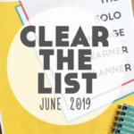 Language Learning Goals: #ClearTheList – June 2019