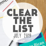 Language Learning Goals: #ClearTheList – July 2019