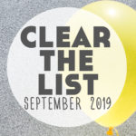 Language Learning Goals: #ClearTheList – September 2019