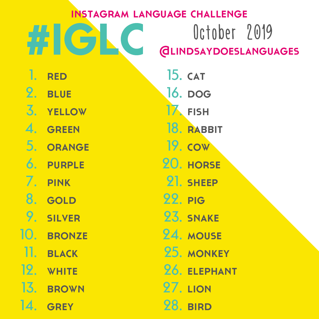 Clear The List is your monthly chance to check in on your language learning goals. Click through to read my language learning goals for October 2019 and get your free planner!