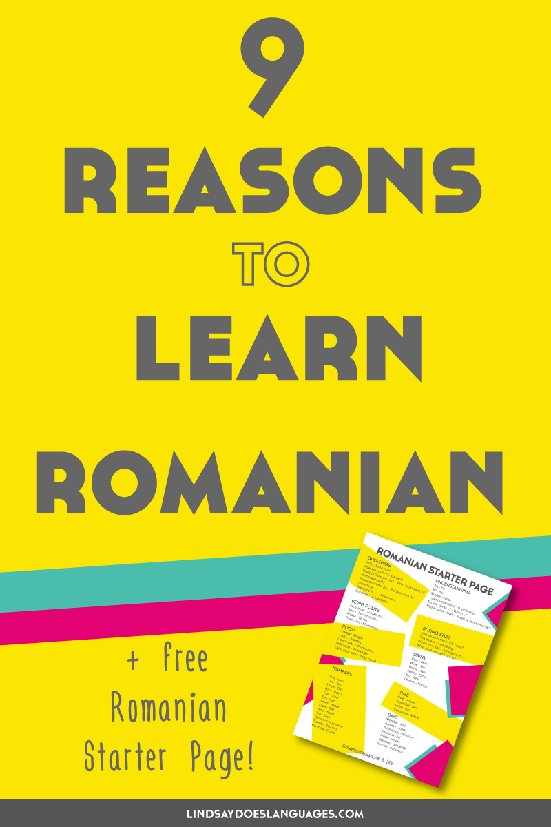 Ever thought about learning Romanian? Here are 9 reasons to learn Romanian and the best Romanian resources to learn the language. ➔