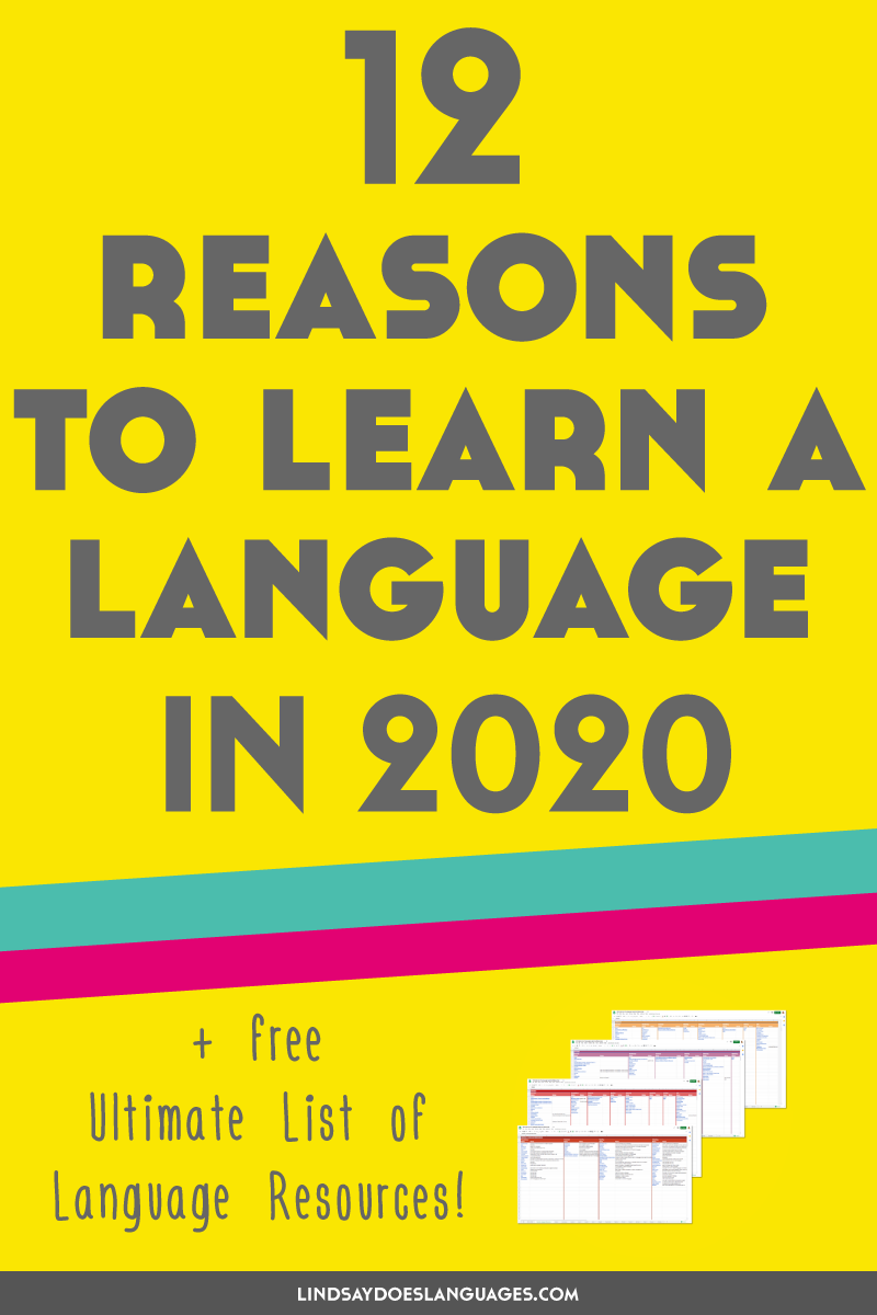 There's a lot of fun reasons to inspire your language learning in 2020. Need a reason to learn a language in 2020? Click through to read 12 reasons to learn 20 languages! ➔
