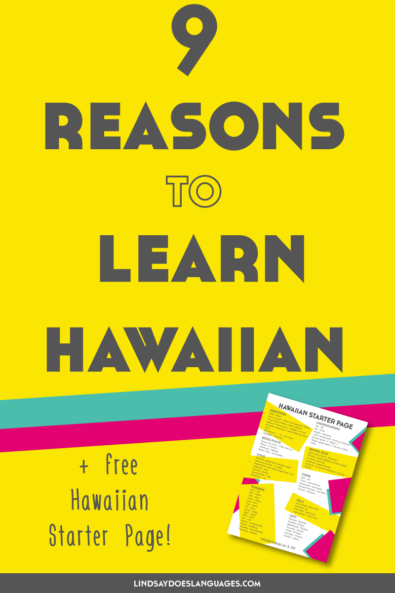 Ever thought about learning Hawaiian? Here are 9 reasons to learn Hawaiian and the best Hawaiian resources to learn the language. ➔