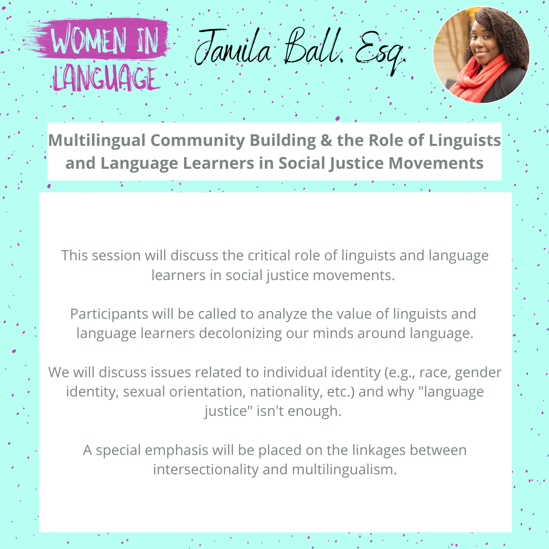 Get Your Women In Language 2020 Ticket here!
