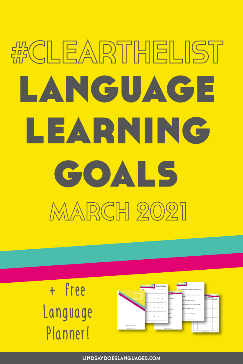 Two months in, how's it going learning Russian? What will I keep and what will I change with my Russian language learning goals for March 2021? ➔