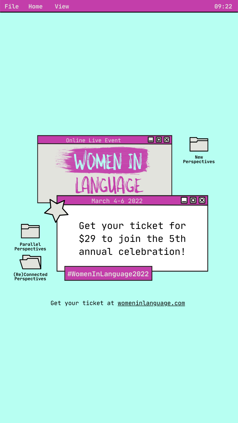 For a fifth consecutive year, Women In Language is back for 2022 to brighten up your March. Here's what's to expect at this year's Women In Language.