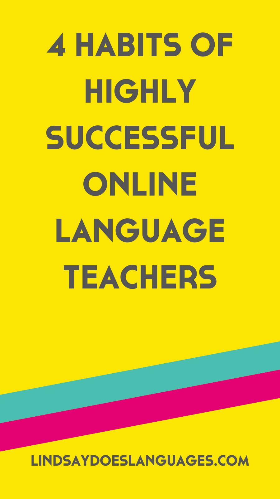 Habits of highly successful online language teachers aren't some mythical unattainable thing. It's easy when you know what they are.